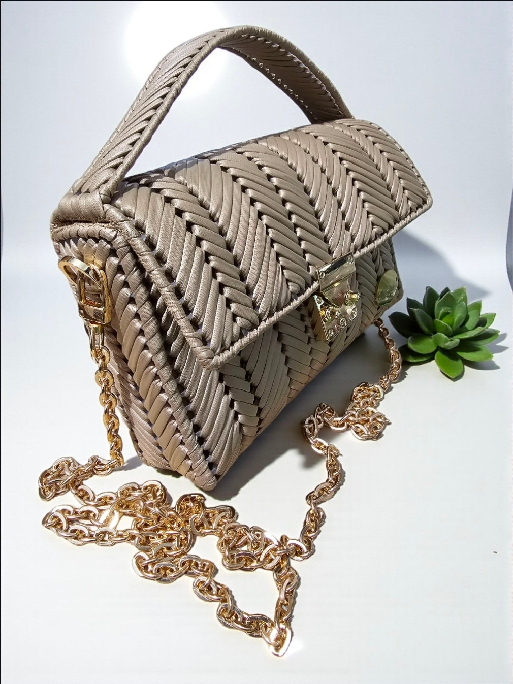 AURA Bag in Beige