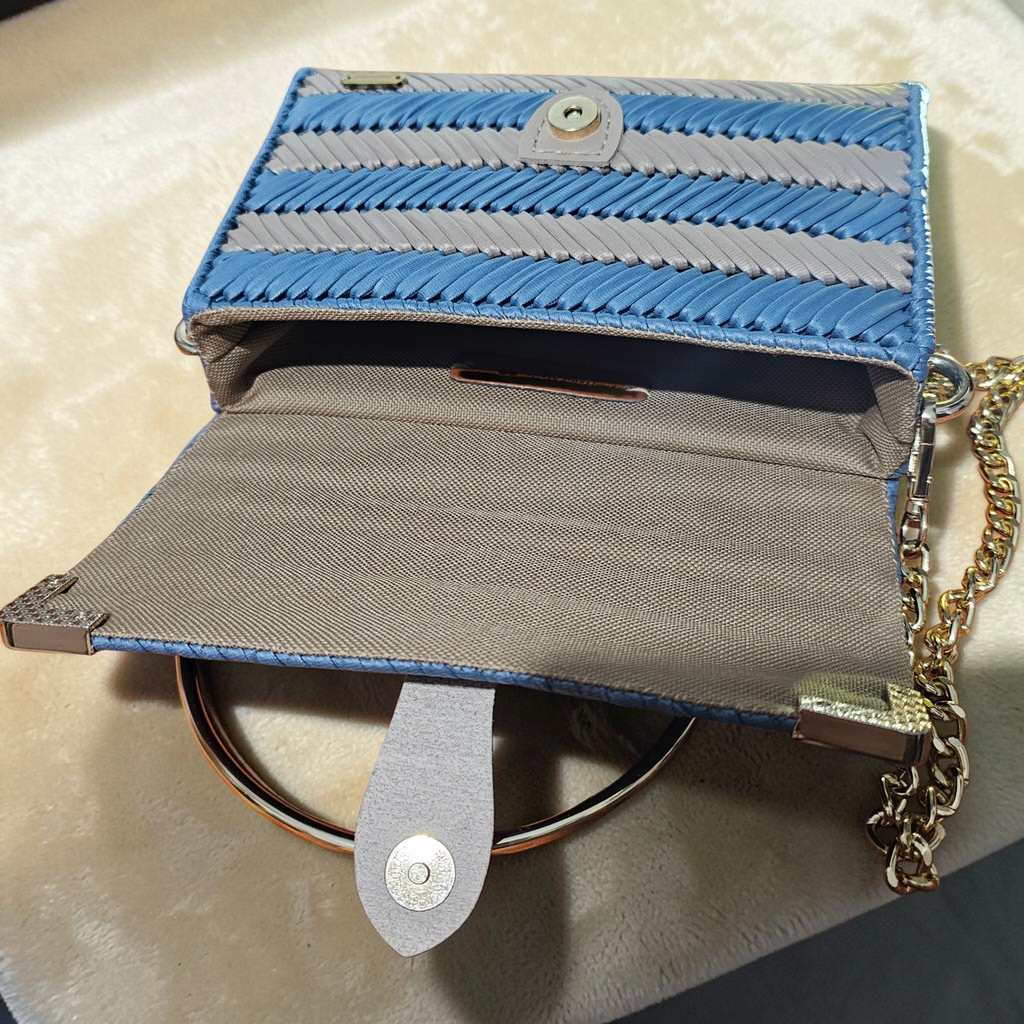 Lona Crossbody Bag in Powder Blue