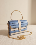 Lona Crossbody Bag in Powder Blue