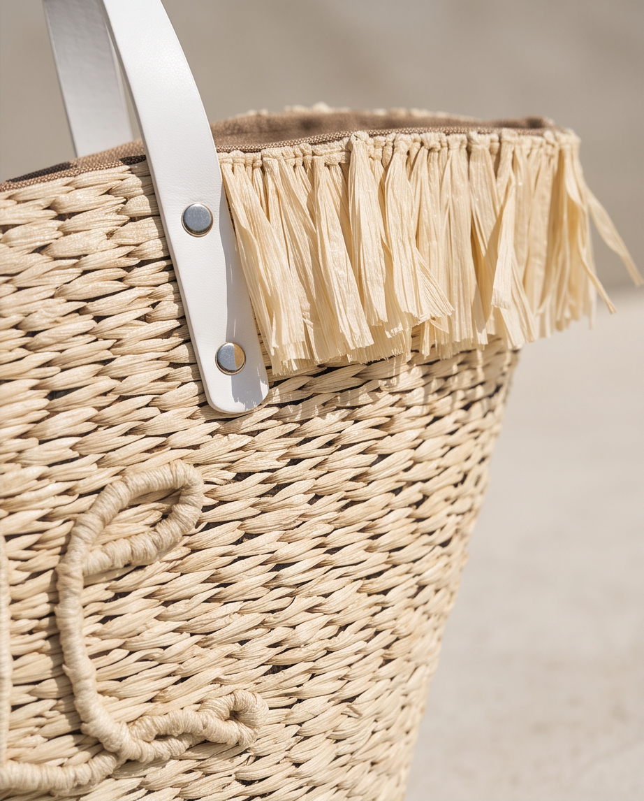Marbella Basket Tote – Sand