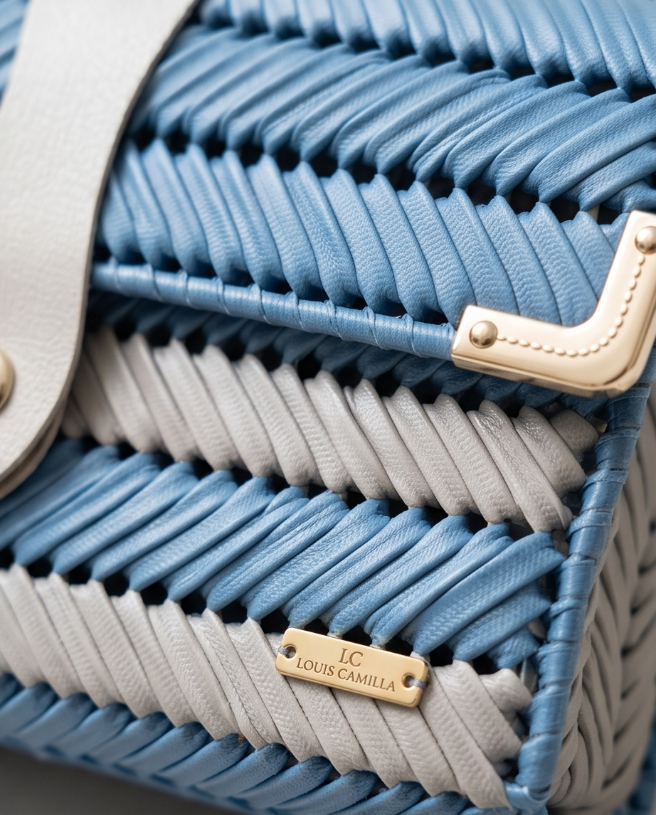 Lona Crossbody Bag in Powder Blue