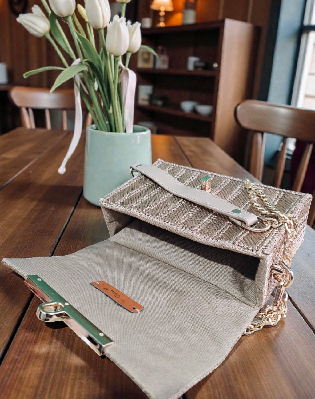 ASTRALE IN CREAM/Warm Taupe