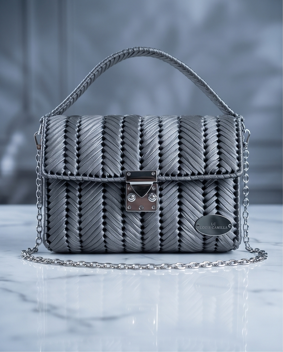 AURA Crossbody Bag in Grey