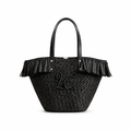 Marbella Basket Tote - Noir