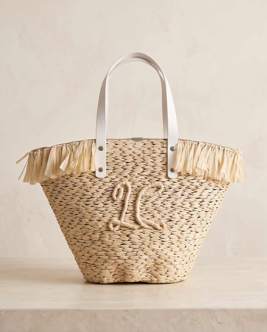 Marbella Basket Tote – Sand
